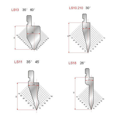 Customizable Mold Press Brake Punch 42CrMo Trumpf Press Brake Tooling