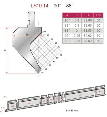 Amanda Press Brake Punch And Die Tooling Forging Mould