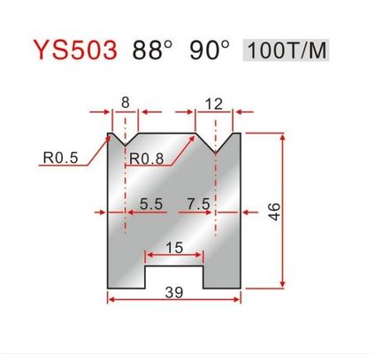 YS503 Press Brake V Die Material 42Crmo V Block Bending Die