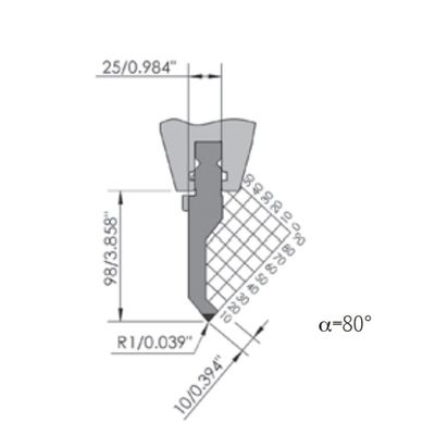 Stamping Press Brake Punch And Die Modern Design Mould Cutting Punch