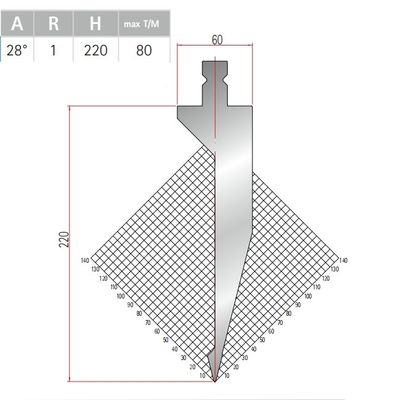 Polishing Custom Press Brake Tooling 0.02mm Precision Punch Brake Press