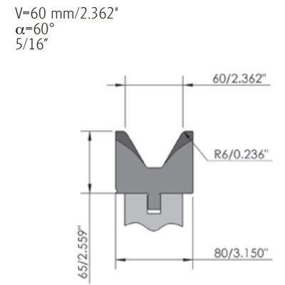 Hydraulic Bending Press Brake Die Wila Type Press Brake Tooling