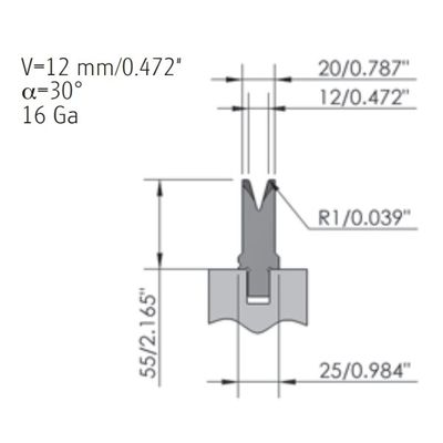 Bending Machine Press Brake Die Hydraulic Metal Brake Dies