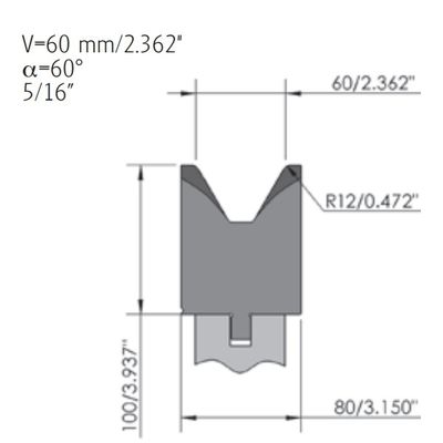 Durable Custom Brake Dies 42CrMo Press Brake Bending Dies
