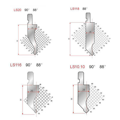 45-50HRC Press Brake Forming Dies For Hydraulic Bending Machine